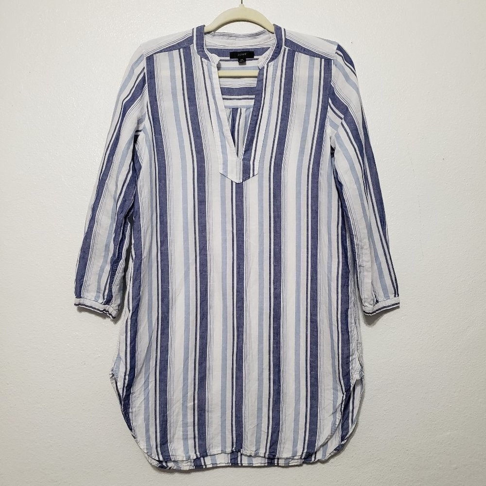 J Crew Linen Blend Dress